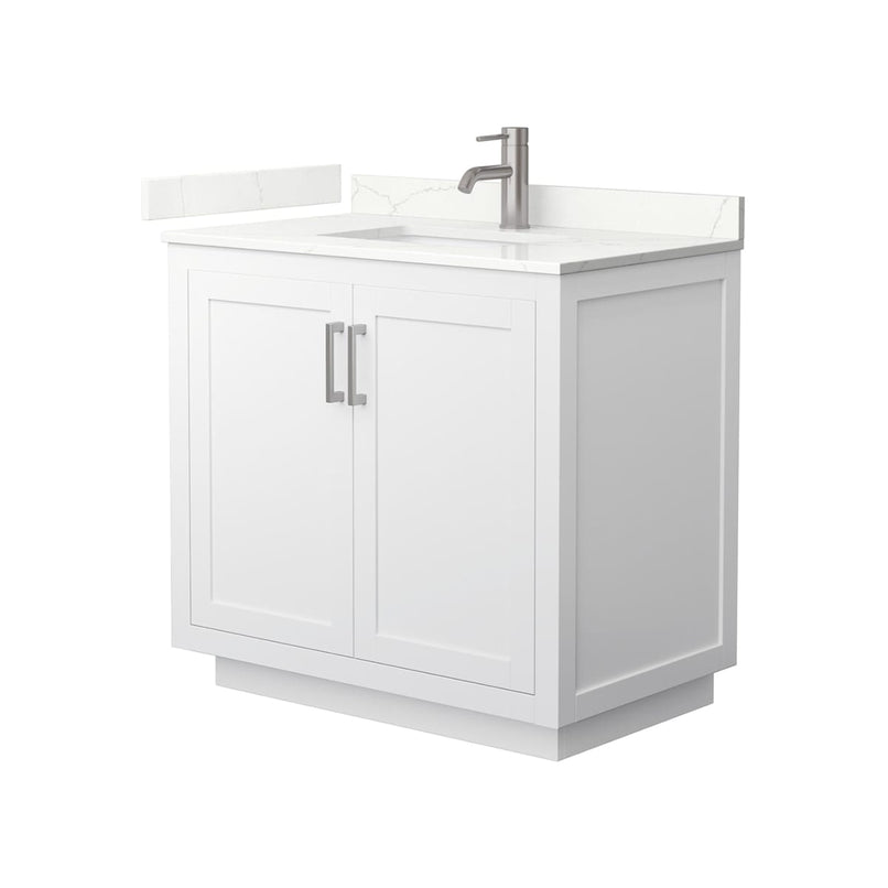 Miranda 36" Free Standing Single Basin Vanity Set with Cabinet and Quartz Vanity Top - image 21