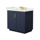 Miranda 36" Free Standing Single Basin Vanity Set with Cabinet and Quartz Vanity Top - image 9