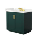 Miranda 36" Free Standing Single Basin Vanity Set with Cabinet and Quartz Vanity Top - image 13