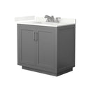 Miranda 36" Free Standing Single Basin Vanity Set with Cabinet and Quartz Vanity Top - image 17
