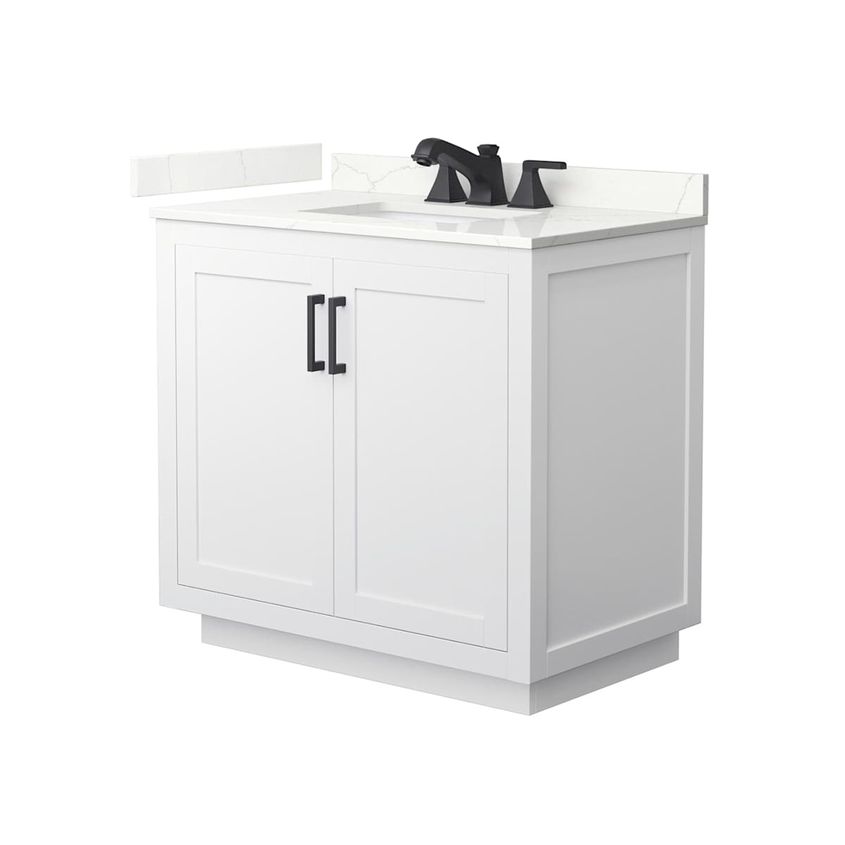 Miranda 36" Free Standing Single Basin Vanity Set with Cabinet and Quartz Vanity Top - image 18
