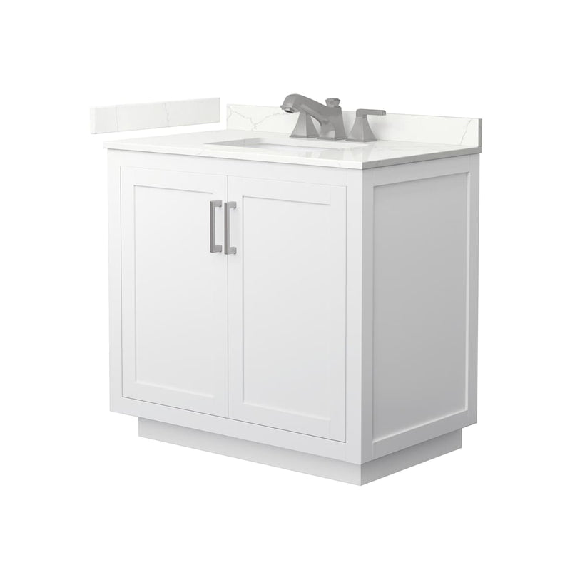 Miranda 36" Free Standing Single Basin Vanity Set with Cabinet and Quartz Vanity Top - image 21