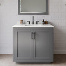 Miranda 36" Free Standing Single Basin Vanity Set with Cabinet and Quartz Vanity Top - image 1