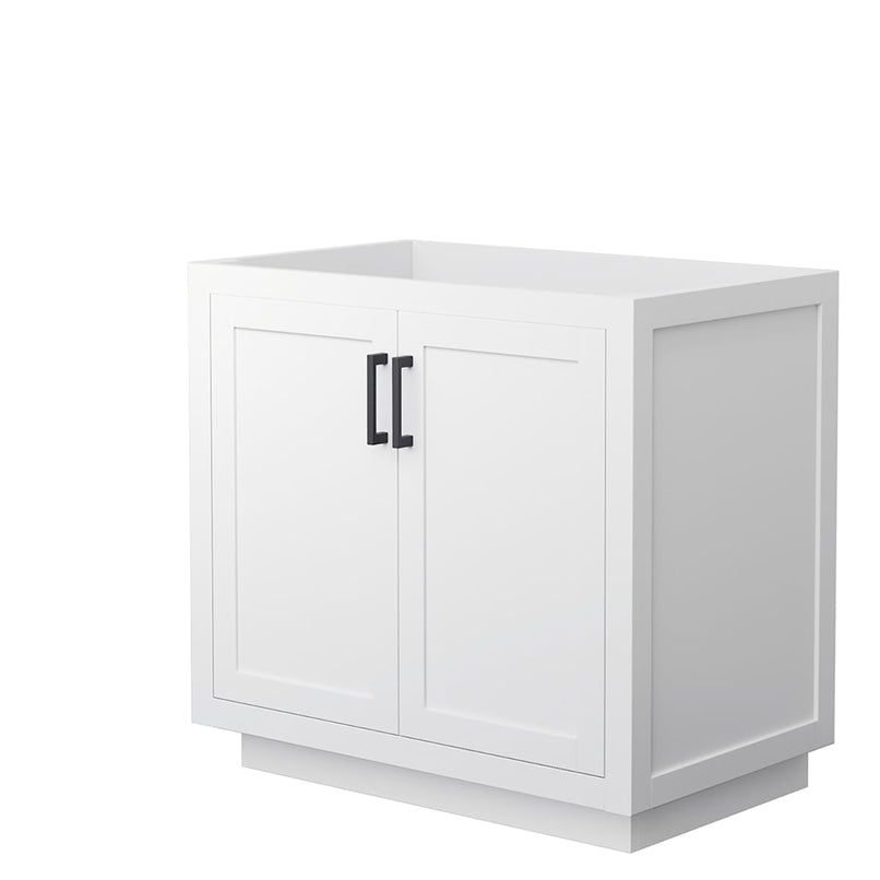 Miranda 36" Single Free Standing Vanity Cabinet Only - Less Vanity Top - image 1