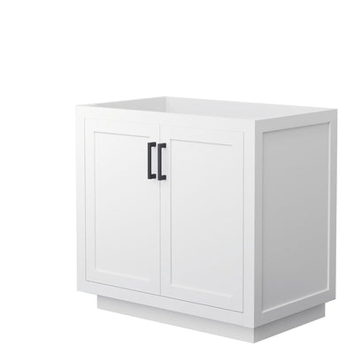 Miranda 36" Single Free Standing Vanity Cabinet Only - Less Vanity Top - image 1