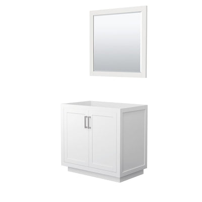 Miranda 36" Single Free Standing Vanity Cabinet - Less Vanity Top - image 1