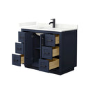 Miranda 42" Free Standing Single Basin Vanity Set with Cabinet and Quartz Vanity Top - image 3