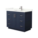 Miranda 42" Free Standing Single Basin Vanity Set with Cabinet and Quartz Vanity Top - image 10