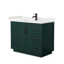 Miranda 42" Free Standing Single Basin Vanity Set with Cabinet and Quartz Vanity Top - image 17