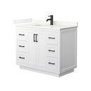 Miranda 42" Free Standing Single Basin Vanity Set with Cabinet and Quartz Vanity Top - image 19