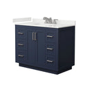 Miranda 42" Free Standing Single Basin Vanity Set with Cabinet and Quartz Vanity Top - image 10