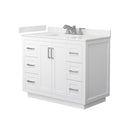 Miranda 42" Free Standing Single Basin Vanity Set with Cabinet and Quartz Vanity Top - image 21