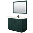 Miranda 48" Free Standing Single Basin Vanity Set with Cabinet, Quartz Vanity Top, and Framed Mirror - image 16
