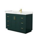 Miranda 48" Free Standing Single Basin Vanity Set with Cabinet and Quartz Vanity Top - image 12