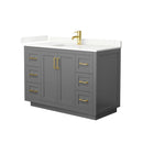 Miranda 48" Free Standing Single Basin Vanity Set with Cabinet and Quartz Vanity Top - image 14