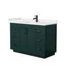 Miranda 48" Free Standing Single Basin Vanity Set with Cabinet and Quartz Vanity Top - image 16