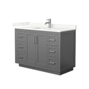 Miranda 48" Free Standing Single Basin Vanity Set with Cabinet and Quartz Vanity Top - image 17