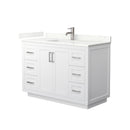 Miranda 48" Free Standing Single Basin Vanity Set with Cabinet and Quartz Vanity Top - image 20