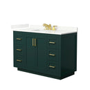 Miranda 48" Free Standing Single Basin Vanity Set with Cabinet and Quartz Vanity Top - image 11