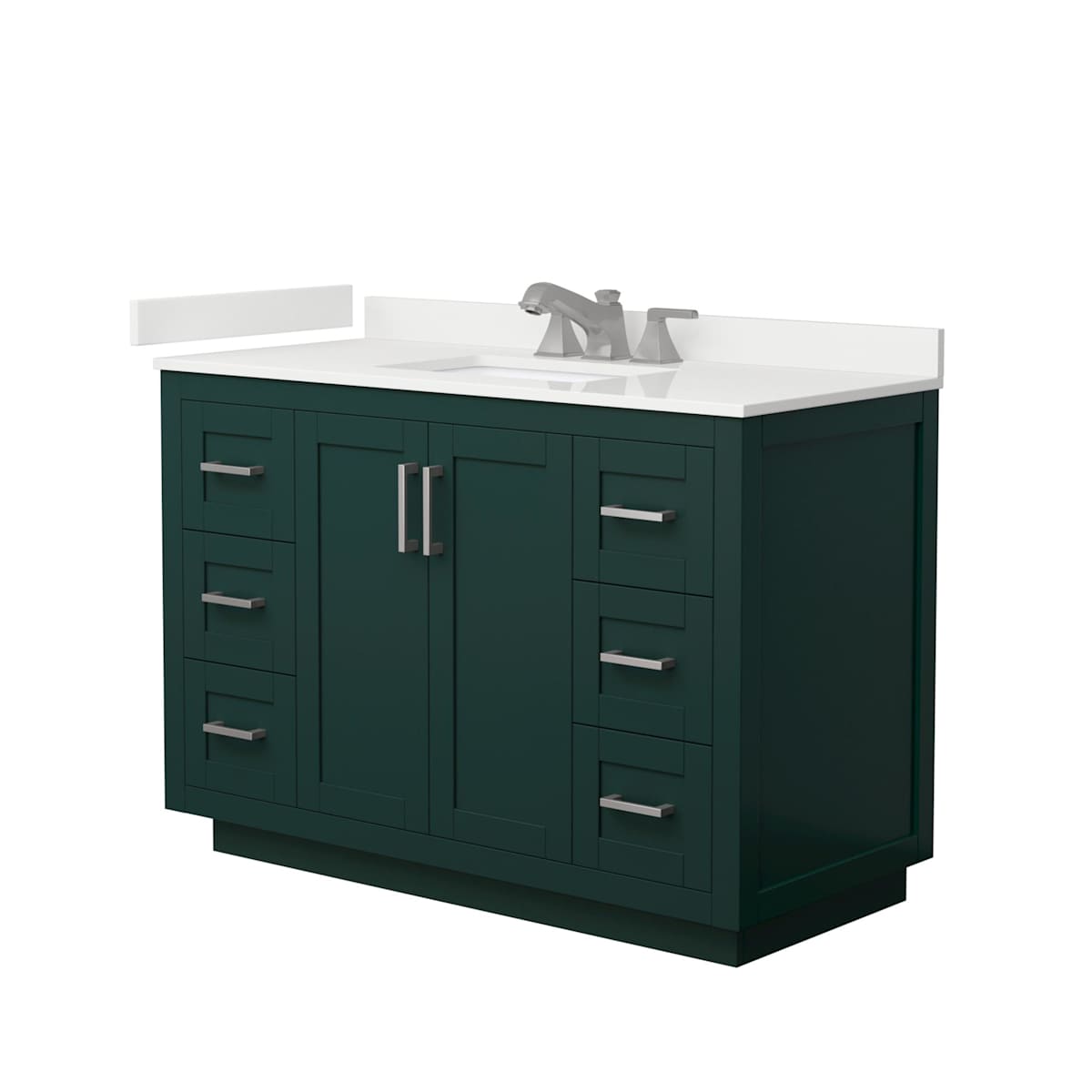 Miranda 48" Free Standing Single Basin Vanity Set with Cabinet and Quartz Vanity Top - image 14
