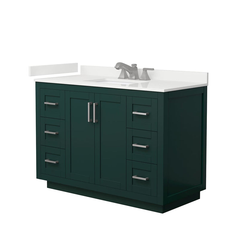 Miranda 48" Free Standing Single Basin Vanity Set with Cabinet and Quartz Vanity Top - image 14
