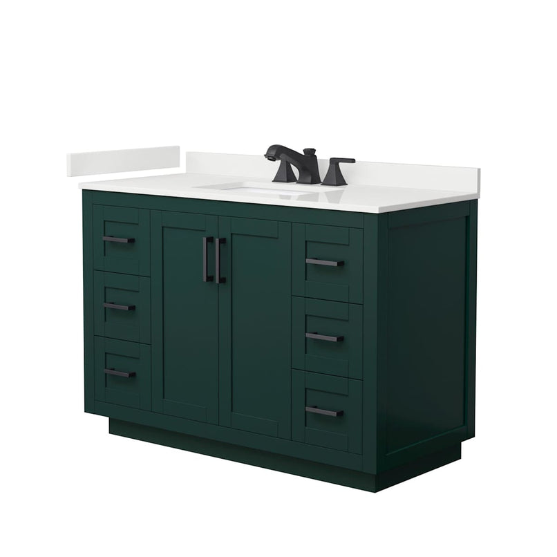 Miranda 48" Free Standing Single Basin Vanity Set with Cabinet and Quartz Vanity Top - image 18