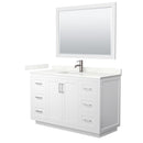 Miranda 54" Free Standing Single Basin Vanity Set with Cabinet, Quartz Vanity Top, and Framed Mirror - image 20