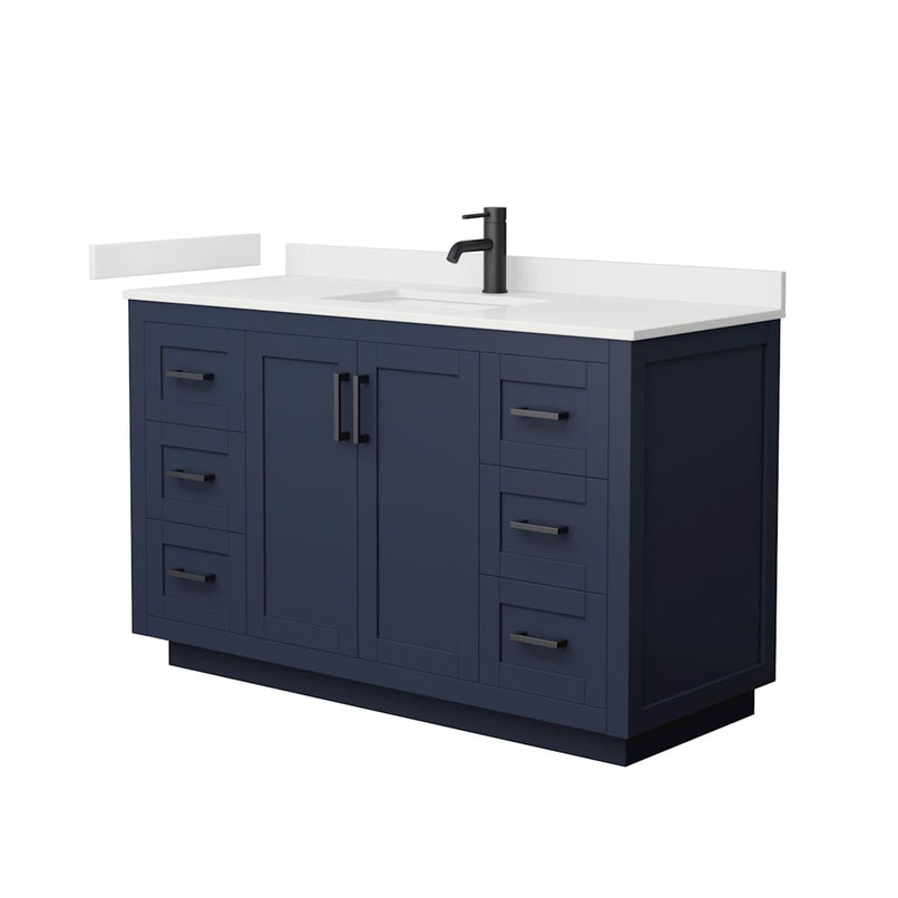 Miranda 54" Free Standing Single Basin Vanity Set with Cabinet and Quartz Vanity Top - image 8