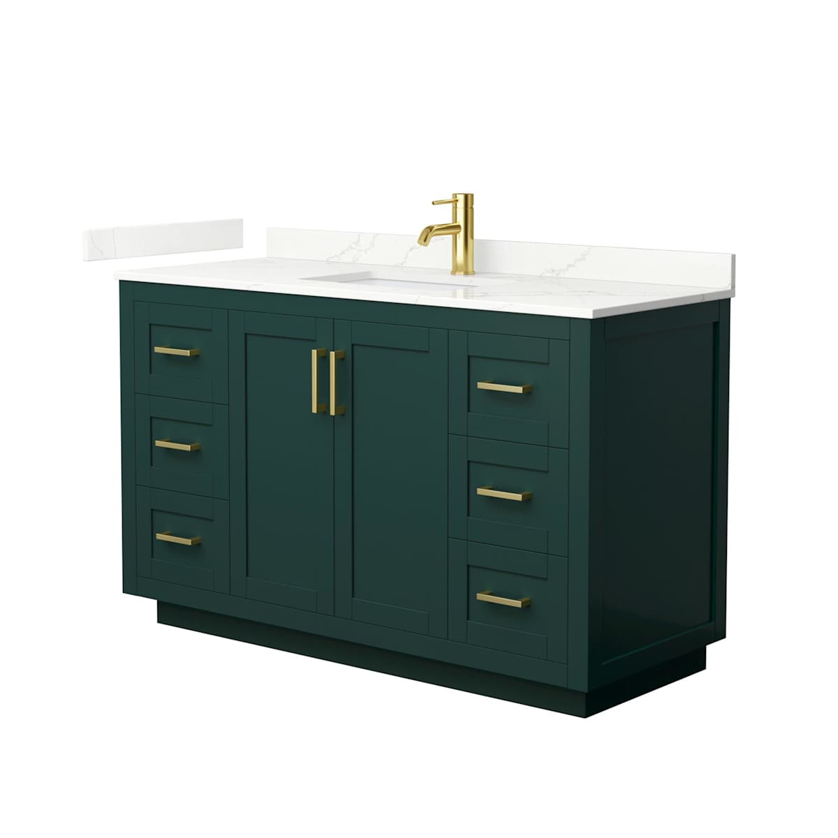 Miranda 54" Free Standing Single Basin Vanity Set with Cabinet and Quartz Vanity Top - image 13