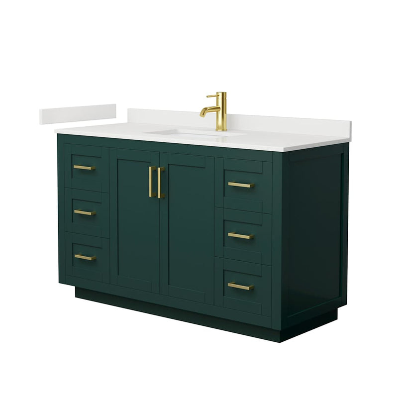 Miranda 54" Free Standing Single Basin Vanity Set with Cabinet and Quartz Vanity Top - image 14