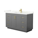 Miranda 54" Free Standing Single Basin Vanity Set with Cabinet and Quartz Vanity Top - image 17