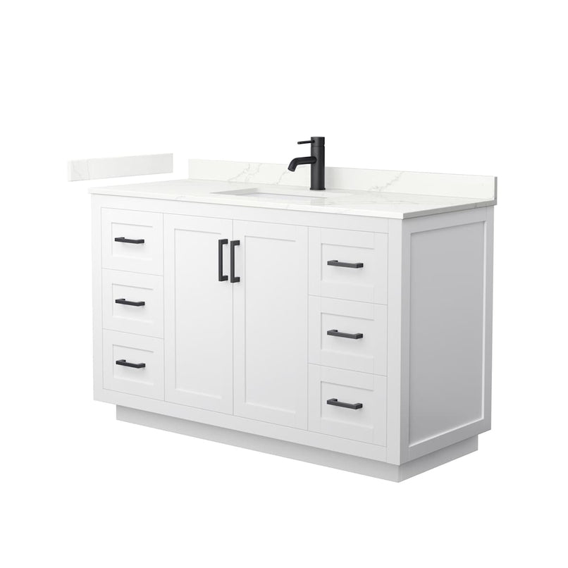 Miranda 54" Free Standing Single Basin Vanity Set with Cabinet and Quartz Vanity Top - image 19
