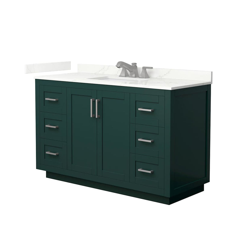 Miranda 54" Free Standing Single Basin Vanity Set with Cabinet and Quartz Vanity Top - image 14