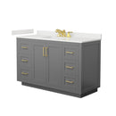 Miranda 54" Free Standing Single Basin Vanity Set with Cabinet and Quartz Vanity Top - image 16
