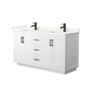 Miranda 60" Free Standing Double Basin Vanity Set with Cabinet and Quartz Vanity Top - image 18
