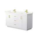 Miranda 60" Free Standing Double Basin Vanity Set with Cabinet and Quartz Vanity Top - image 19