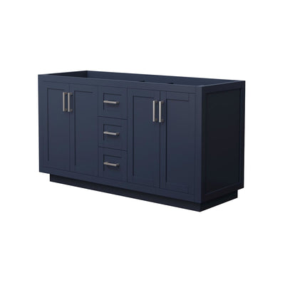 Miranda 60" Double Free Standing Vanity Cabinet Only - Less Vanity Top - image 1