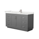 Miranda 60" Free Standing Single Basin Vanity Set with Cabinet and Quartz Vanity Top - image 15