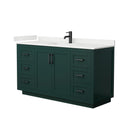 Miranda 60" Free Standing Single Basin Vanity Set with Cabinet and Quartz Vanity Top - image 17
