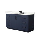 Miranda 60" Free Standing Single Basin Vanity Set with Cabinet and Quartz Vanity Top - image 2