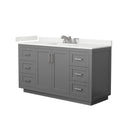 Miranda 60" Free Standing Single Basin Vanity Set with Cabinet and Quartz Vanity Top - image 14