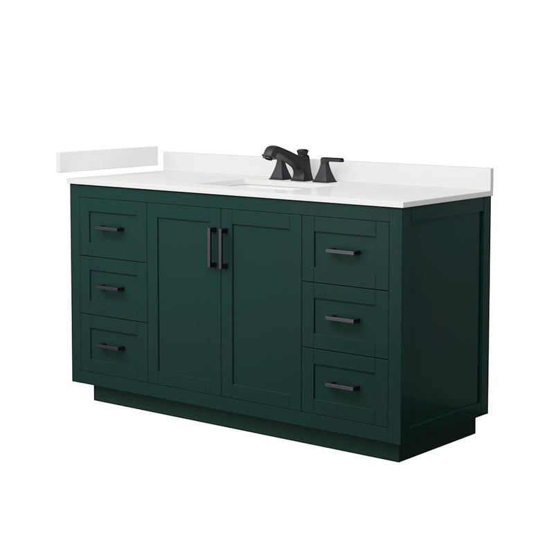 Miranda 60" Free Standing Single Basin Vanity Set with Cabinet and Quartz Vanity Top - image 16