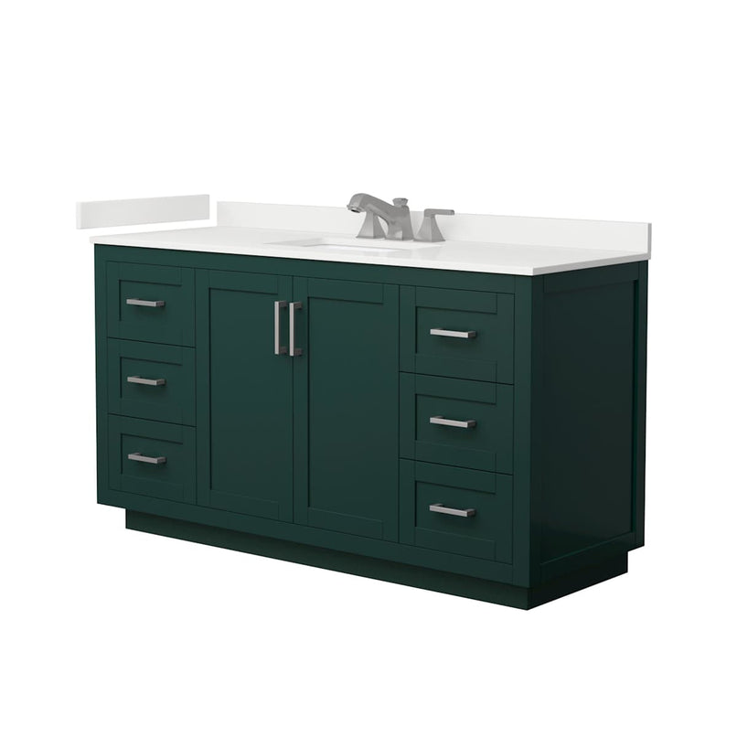 Miranda 60" Free Standing Single Basin Vanity Set with Cabinet and Quartz Vanity Top - image 20
