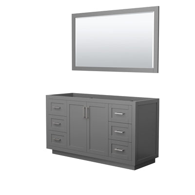 Miranda 60" Single Free Standing Vanity Cabinet - Less Vanity Top - image 1