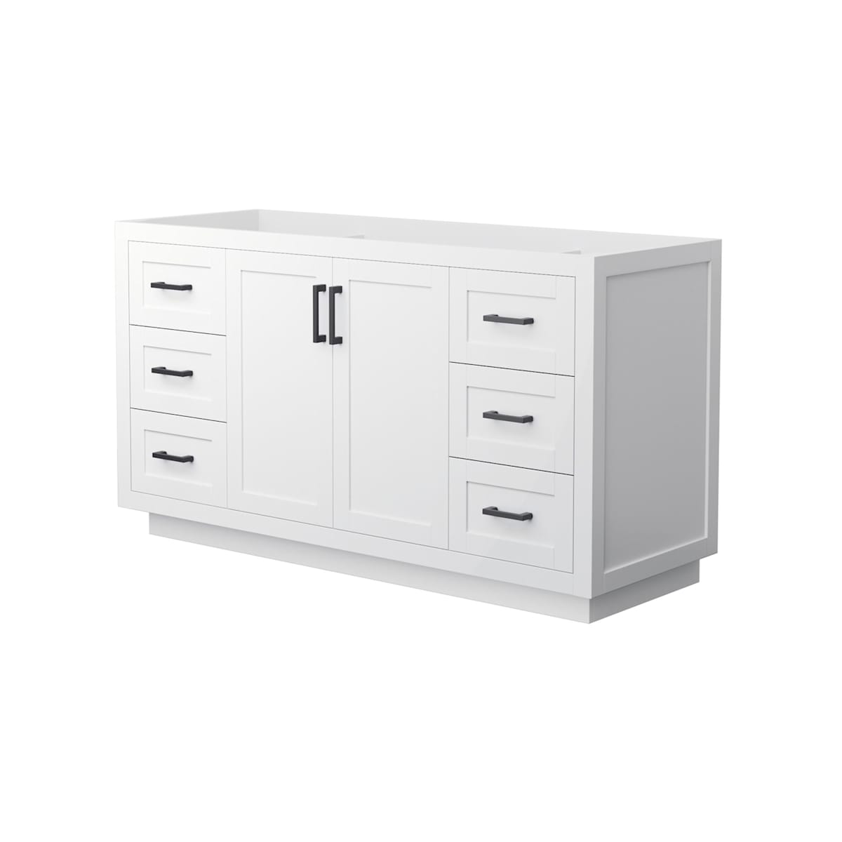Miranda 60" Single Free Standing Vanity Cabinet Only - Less Vanity Top