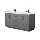 Miranda 66" Free Standing Double Basin Vanity Set with Cabinet and Quartz Vanity Top - image 14