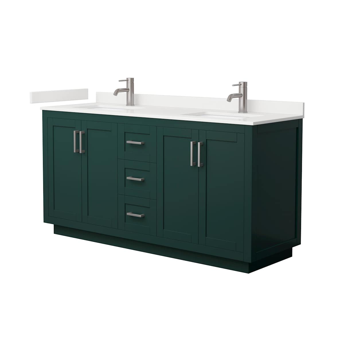 Miranda 66" Free Standing Double Basin Vanity Set with Cabinet and Quartz Vanity Top - image 18