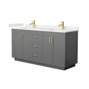 Miranda 66" Free Standing Double Basin Vanity Set with Cabinet and Quartz Vanity Top - image 20