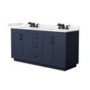 Miranda 66" Free Standing Double Basin Vanity Set with Cabinet and Quartz Vanity Top - image 8