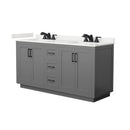 Miranda 66" Free Standing Double Basin Vanity Set with Cabinet and Quartz Vanity Top - image 14